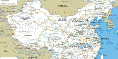 Кітай дарогах карце