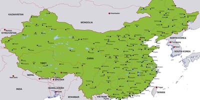 Кітай карта гарадоў