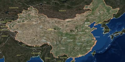Спадарожнікавай карце Кітая