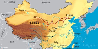 Кітай карта рэк