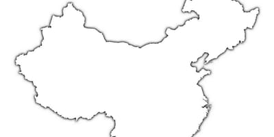 Контурная карта Кітая