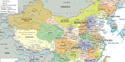 Палітычнай карце Кітая