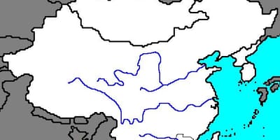 Пустая карта Старажытнага Кітая
